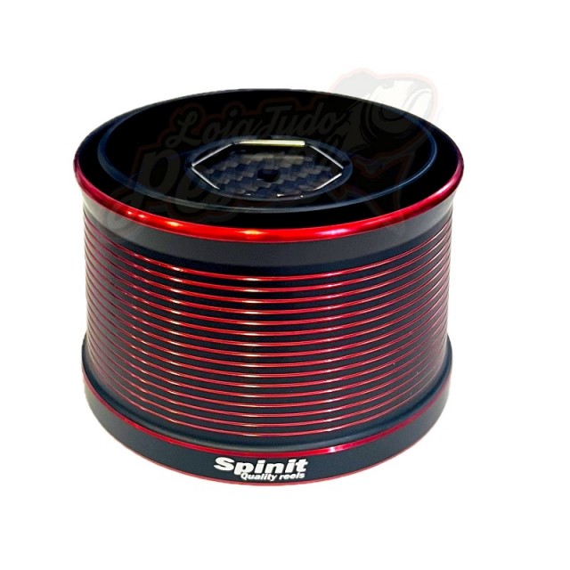 Bobine Spinit Alu Conic 1.5 Lig Black/Red Strip