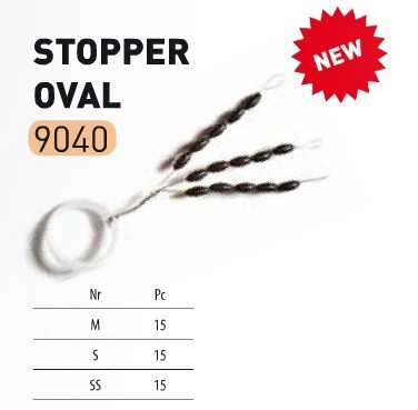 Stoppers Oval Vega Ref:9040 Size:M 15Pcs