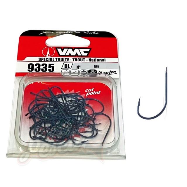 Anzois VMC 9335 Azul 50Pcs Nº1
