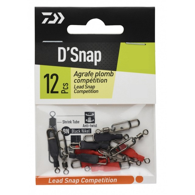 Daiwa Agrafe Lead Snap Competition Tam. S