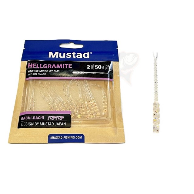 Mustad Aji Worm Hellgrammite 2inch (5.08cm) Cor: 011