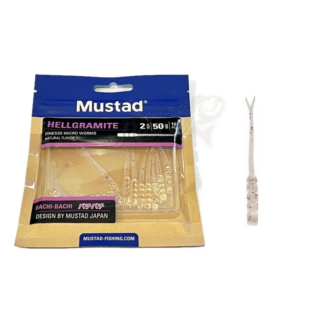 Mustad Aji Worm Hellgrammite 2inch (5.08cm) Cor: 012