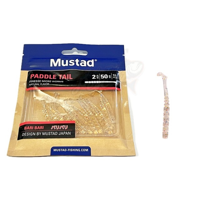 Mustad Aji Worm Paddle Tail 2inch (5cm) Cor: 011