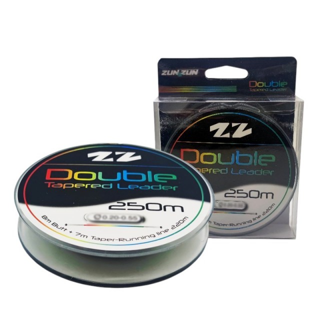 Zun Zun Double Tapered Leader 0.16-0.50mm 250m Multicolor