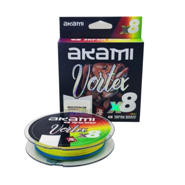 Akami Vortex 8X 0.20mm 150m Multicolor