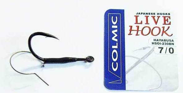 Anzois Colmic Live Bait Hayabusa 7/0 2Pcs