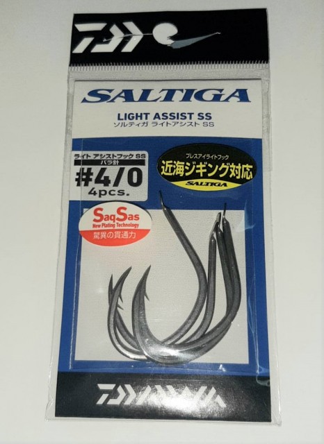 Anzol Daiwa Saltiga Light Assist 4/0