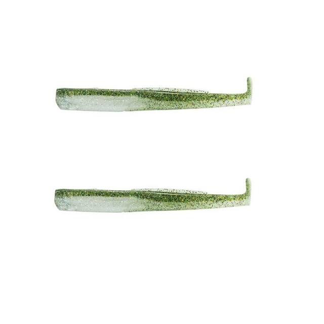 2 Corpos Fiiish Black Eel 150mm Ghost Minnow