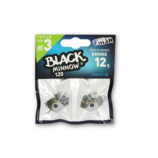 Cabeote Fiiish P/BM 120mm 12g Shore Cor:Kaki 2pcs