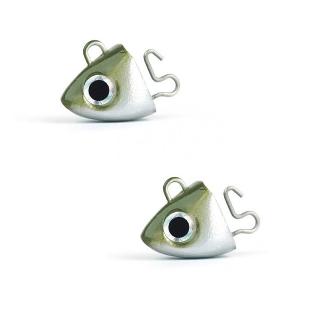 Cabeote Fiiish P/BM 120mm 18g Search Cor:Kaki 2pcs