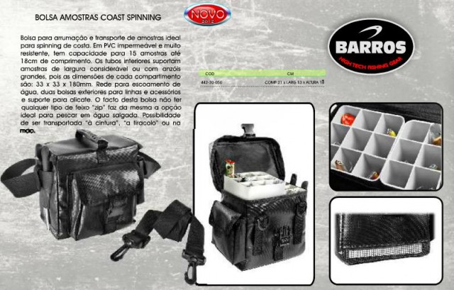 Bolsa Amostras Barros Coast Spinner