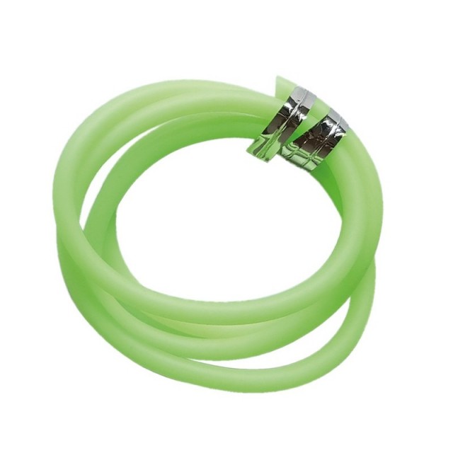 Tubo Vercelli Silicone Verde 1.5mm 1m