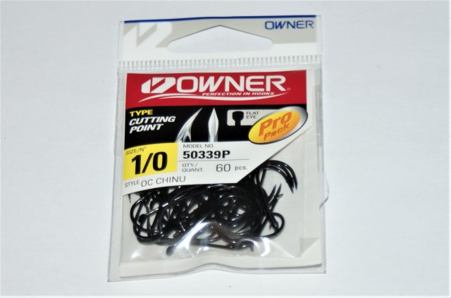 Anzois Owner Chinu 50339P Nº1/0 60Pcs