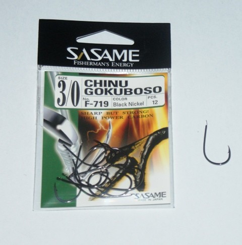 Anzol Sasame Chinu Gokuboso F-719 nº3/0