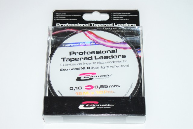 Cinnetic Professional Tapered Leaders 10x15m 0.18-0.55mm Clear