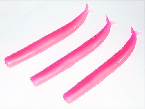 3 Corpos Fiiish Crazy Sandeel 180mm cor:Fluo Pink