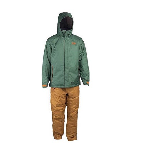 Daiwa Casaco + Calças P/ Chuva Army Kaki Tam. XL