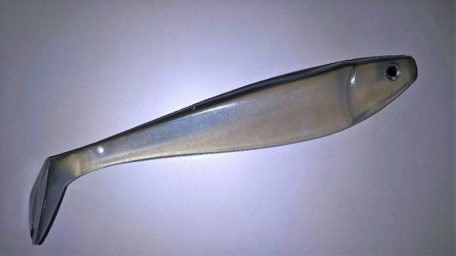 Vinil Delalande Shad GT 18cm Cor 802 (Bleute dos Noir)