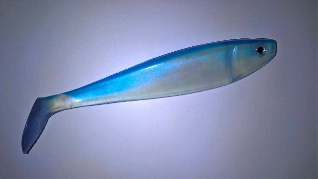 Vinil Delalande Shad GT 18cm Cor 03 (Bleute dos Blue)