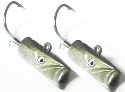 Eel Attack Jig Head Tam:M 15g Cor:Sandeel 2PCS