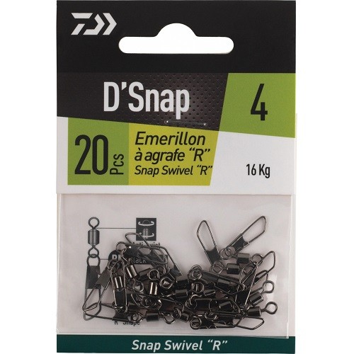 Destorcedor Daiwa C/ Agrafe Snap Swivel R N8