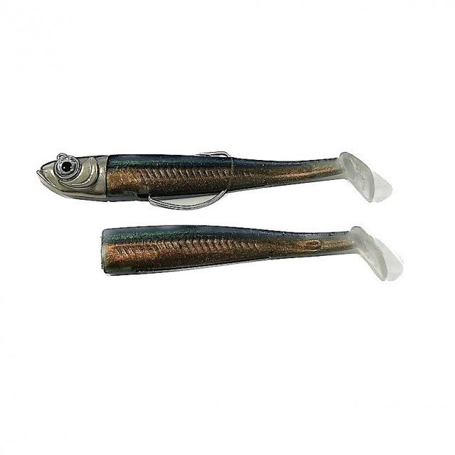 GT-Bio Roller Shad Combo 125mm 23gr Ghost Oil Kamaleo