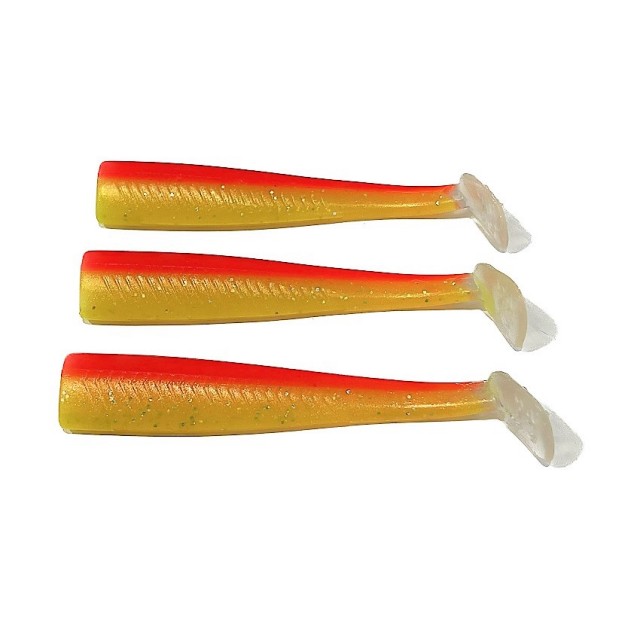 GT-Bio Roller Shad 165mm 3xCorpos Orange Yellow UV