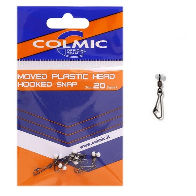 Colmic Moved Plastic Head W/ Hooked Snap Nº20