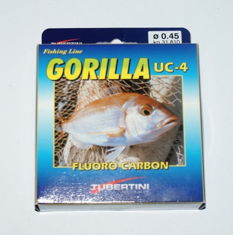 Linha Tubertini Gorilla UC4 FluoroCarbon 0.45mm 350m