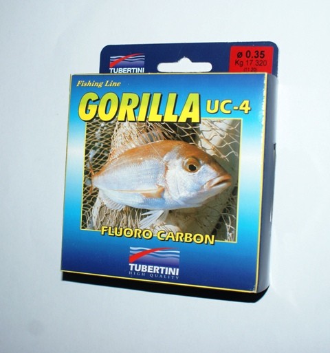 Linha Tubertini Gorilla UC4 FluoroCarbon 0.35mm 350m