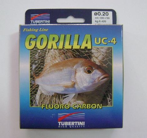 Linha Tubertini Gorilla UC4 FluoroCarbon 0.20mm 150m