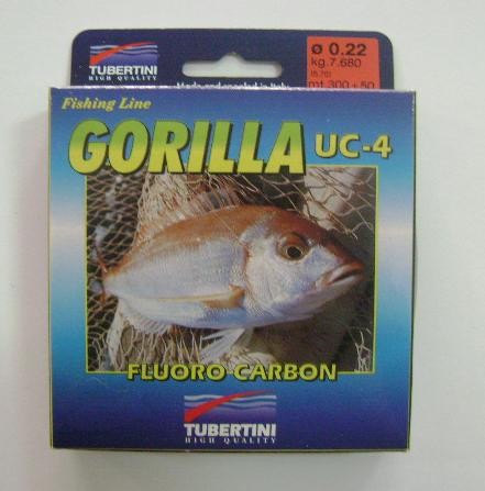 Linha Tubertini Gorilla UC4 FluoroCarbon 0.25mm 350m