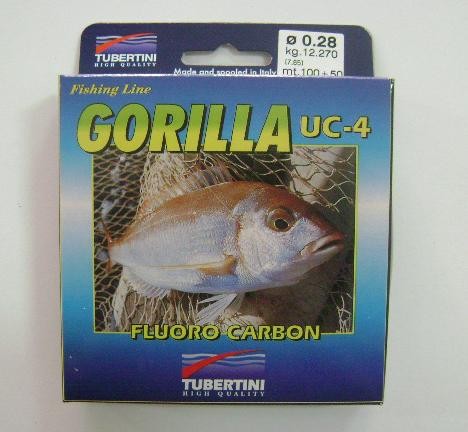 Linha Tubertini Gorilla UC4 FluoroCarbon 0.28mm 150m