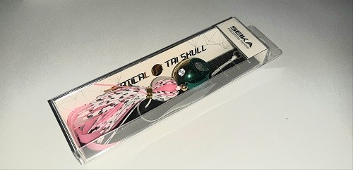 Seika Vertical Tai Skull 60g Green/Gold