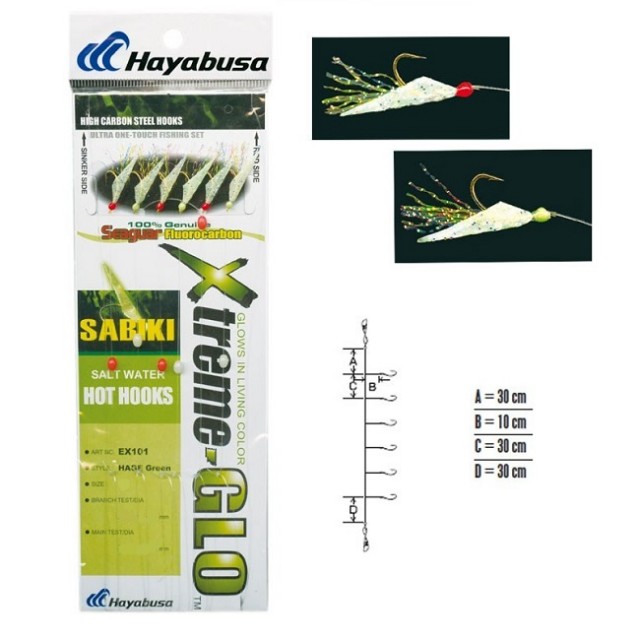 Montagem Hayabusa Xtreme-Glo EX101 N10