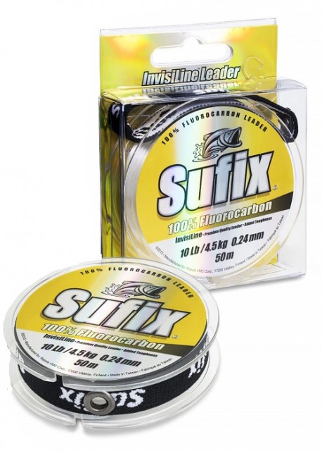 Linha Sufix Invisiline 100% Fluorcarbono 0.44mm 50m