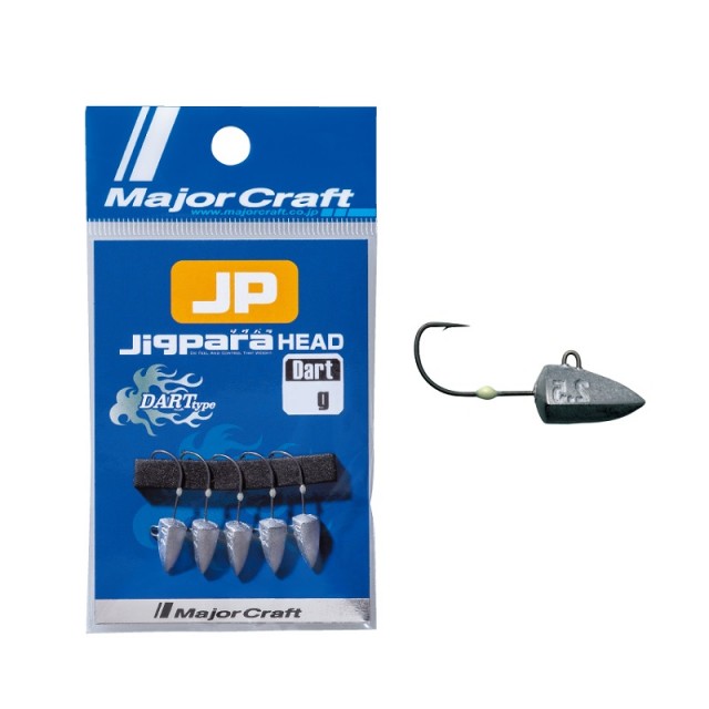 Cabeçote Major Craft JigPara Dart 2g
