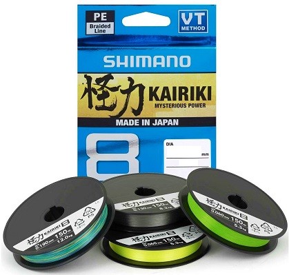 Fio Shimano Kairiki 8 0.35mm 300m Multicolor