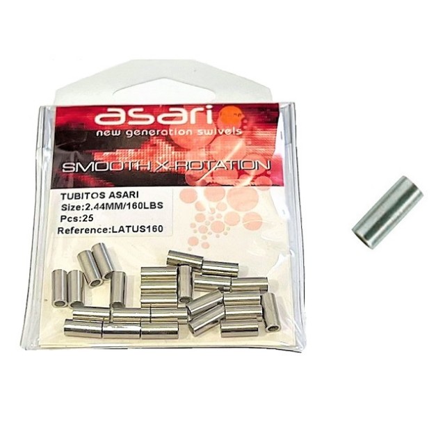 Asari Tubitos 2.44mm 160lbs 25pcs