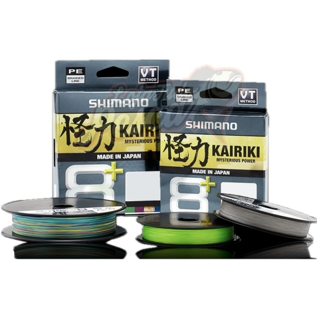 Shimano Kairiki 8+ 0.20mm 150m Steel Gray
