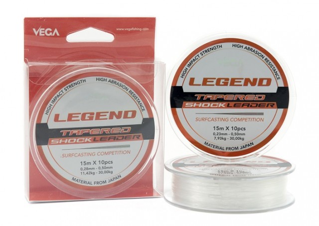 Vega Legend Shock Leader 0.20-0.50mm 15mx10