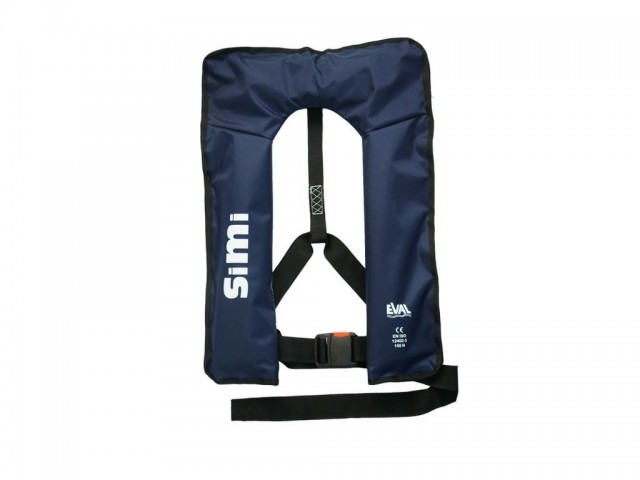 Colete Salva-Vidas Insuflável SIMI Manual Azul 150NW