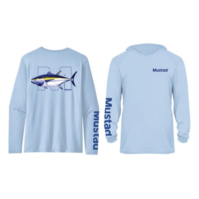 Blusa C/ Capuz Mustad Tuna Longsleeve UV Tam. 2XL