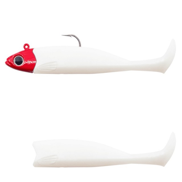 Combo Fiiish Master Shad 100 15gr White Coco/Red