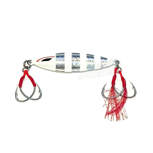 Mustad Mirotic Slow Jig 100g Cor: 002 (Silver Glow)