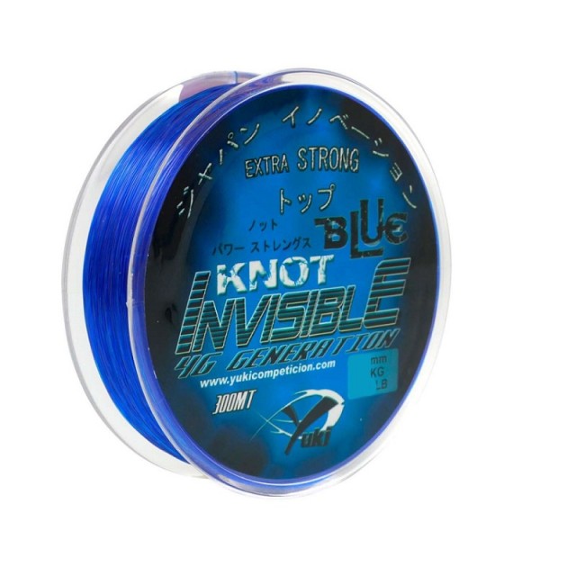 Linha Yuki Invisible Blue Knot 0.28mm 300m