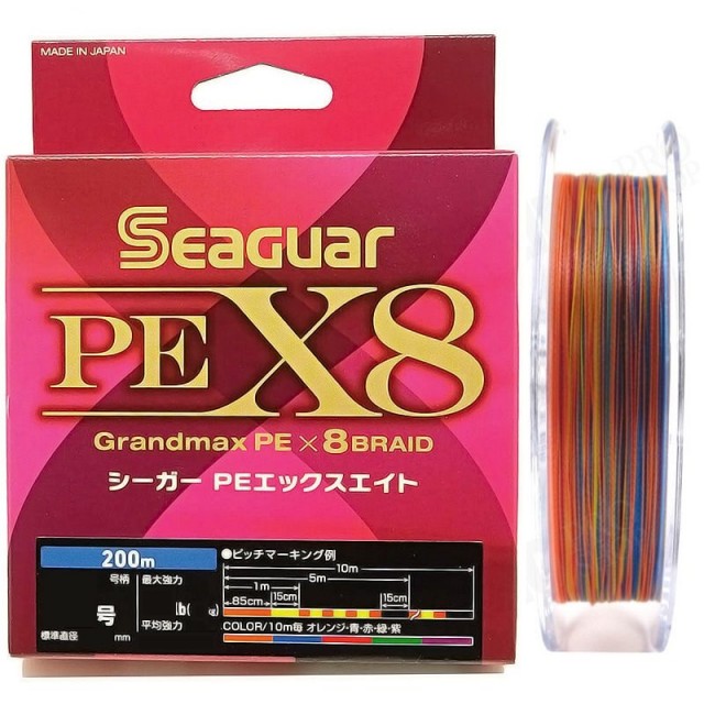 Seaguar PE X8 0.148mm 300m Multicolor