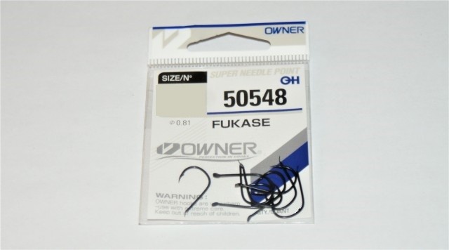 Anzois Owner Fukase 50548 N8/0 4Pcs