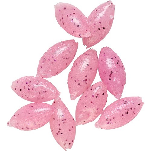 Daiwa Silicone Floating Oval - Pink Glitters Clear