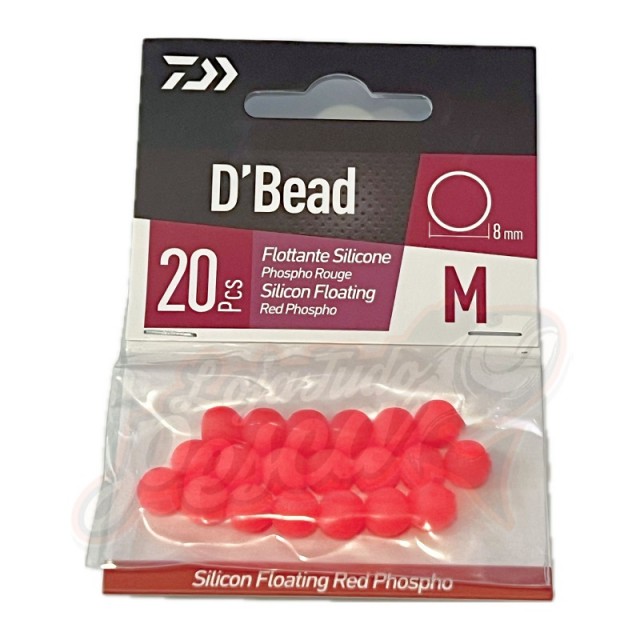 Daiwa D' Bead Silicon Floating Red Phospho Tam. M